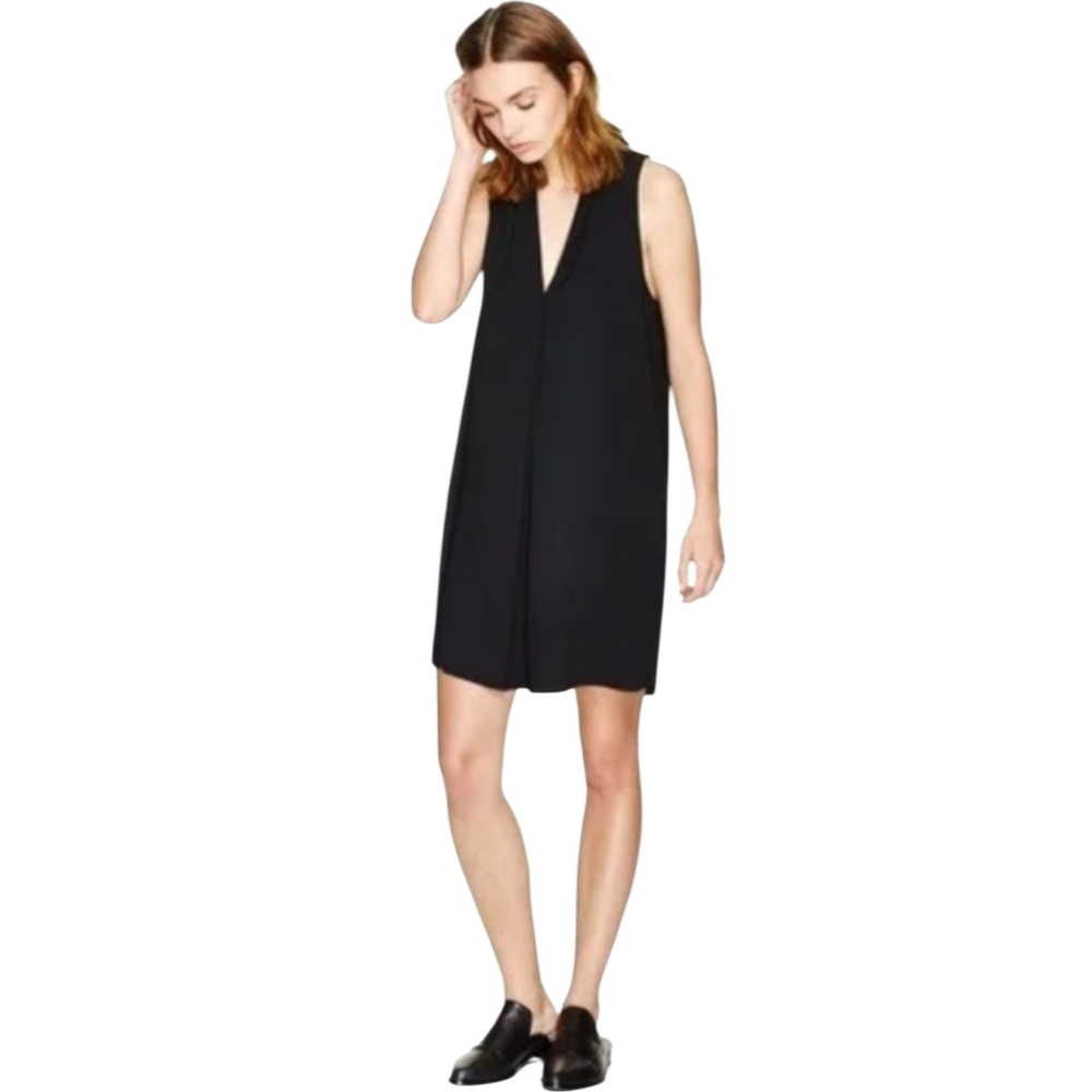 Wilfred Aritzia Black Swing Shift Dress Size XXS